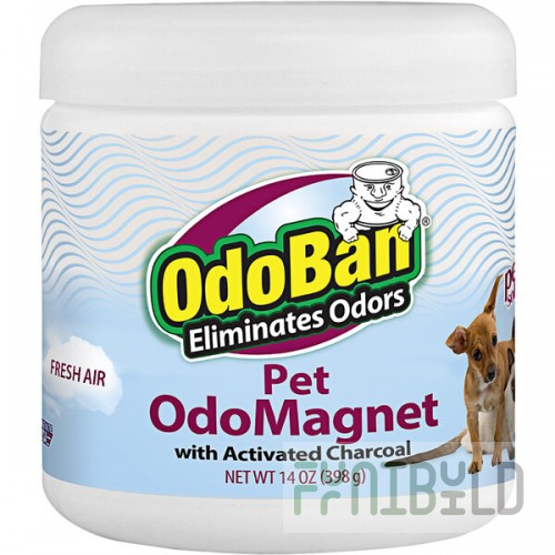 OdoBan 9755Y61-14Z12 14 oz. Fresh Air Pet OdoMagnet with Activated Charcoal Deodorizer - 12/Case