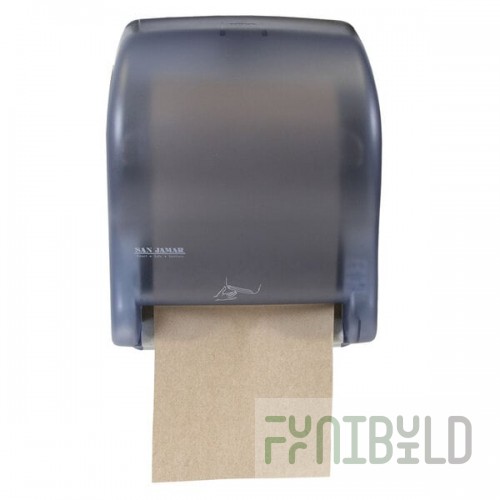 San Jamar T8400TBL Smart Essence Classic Hands Free Paper Towel Dispenser - Arctic Blue