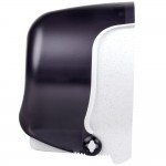 San Jamar R3600TBK Versatwin Double Roll Standard Toilet Tissue Dispenser - Black Pearl San Jamar R3600TBK Versatwin Double Roll Standard Toilet Tissue Dispenser - Black Pearl