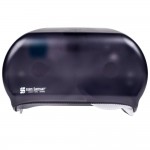 San Jamar R3600TBK Versatwin Double Roll Standard Toilet Tissue Dispenser - Black Pearl San Jamar R3600TBK Versatwin Double Roll Standard Toilet Tissue Dispenser - Black Pearl