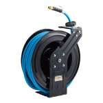 Regency Open Powder-Coated Steel Air / Water Hose Reel with 100' x 1/2
