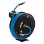 Regency Open Powder-Coated Steel Air / Water Hose Reel with 100' x 1/2