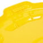 Rubbermaid® FG263100YEL BRUTE 32 Gallon Yellow Round Trash Can Lid