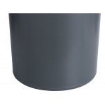 Lavex 20 Gallon Gray Round Commercial Trash Can and Lid Lavex 20 Gallon Gray Round Commercial Trash Can and Lid