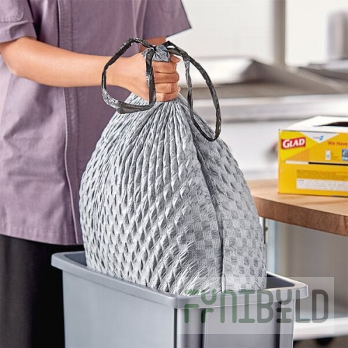 Glad® CloroxPro® ForceFlex CLO70427 13 Gallon 0.72 Mil 23 1/2