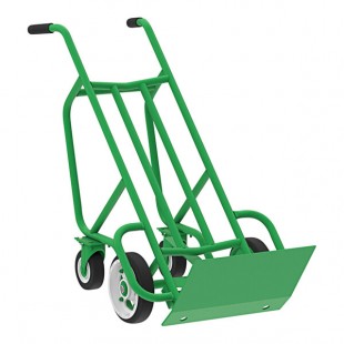 Valley Craft 1,000 lb. 4-Wheel Steel Hand Truck with Solid Rubber Wheels F84808A3
