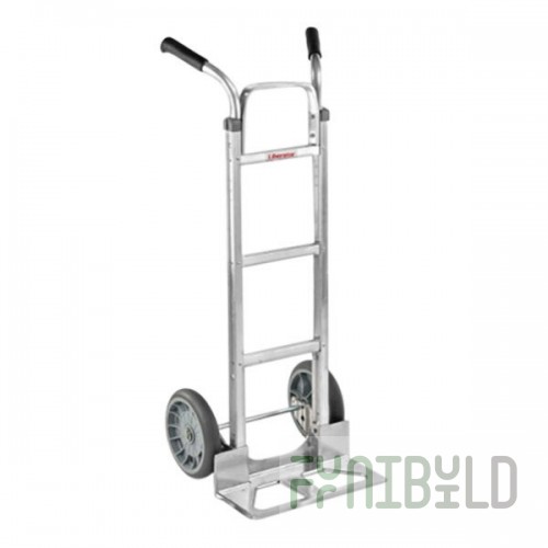 B&P Manufacturing Liberator 500 lb. Straight Back Hand Truck with Double-Grip U-Brace Handle and 10