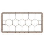 Vollrath HRF Traex® Half-Size Beige 17 Compartment Glass Rack Extender Vollrath HRF Traex® Half-Size Beige 17 Compartment Glass Rack Extender
