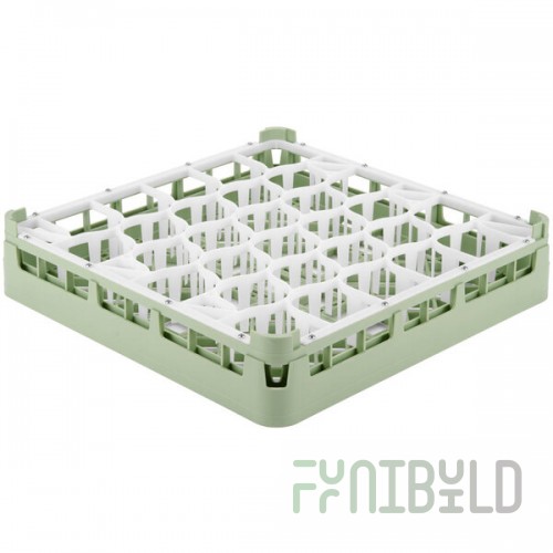 Vollrath 52811 Signature Lemon Drop Full-Size Light Green 30-Compartment 3 1/4