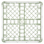 Vollrath 52811 Signature Lemon Drop Full-Size Light Green 30-Compartment 3 1/4
