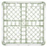 Vollrath 52811 Signature Lemon Drop Full-Size Light Green 30-Compartment 3 1/4