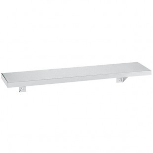 Bobrick B-296 x 18 Stainless Steel Shelf with Satin Finish - 18 Bobrick B-296 x 18 Stainless Steel Shelf with Satin Finish - 18