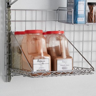 Metro PBA-MS SmartWall G3 Chrome Square Grid Shelf - 16 3/4 Metro PBA-MS SmartWall G3 Chrome Square Grid Shelf - 16 3/4