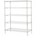 Metro N576C Super Erecta Chrome Wire Stationary Starter Shelving Unit - 24