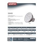 Satco S9495 6.5 Watt (50 Watt Equivalent) Warm White LED Reflector Light Bulb - 12V (MR16) Satco S9495 6.5 Watt (50 Watt Equivalent) Warm White LED Reflector Light Bulb - 12V (MR16)