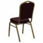 Flash Furniture FD-C01-ALLGOLD-EFE1679-GG Hercules Burgundy Pattern Fabric Crown Back Stackable Banquet Chair with Gold Frame Flash Furniture FD-C01-ALLGOLD-EFE1679-GG Hercules Burgundy Pattern Fabric Crown Back Stackable Banquet Chair with Gold Frame