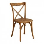 Lancaster Table & Seating Vineyard Barrel Brown Wood Cross Back Bar Stool Lancaster Table & Seating Vineyard Barrel Brown Wood Cross Back Bar Stool