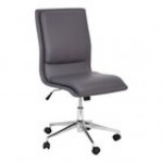 Flash Furniture Madigan Black LeatherSoft Mid-Back Swivel Office Chair / Task Chair with Chrome Base Flash Furniture Madigan Black LeatherSoft Mid-Back Swivel Office Chair / Task Chair with Chrome Base