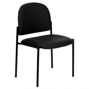 Flash Furniture BT-515-1-VINYL-GG Black Vinyl Stackable Side Chair Flash Furniture BT-515-1-VINYL-GG Black Vinyl Stackable Side Chair