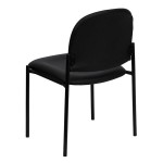 Flash Furniture BT-515-1-VINYL-GG Black Vinyl Stackable Side Chair