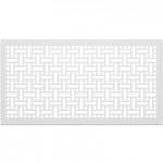 SelectSpace 3' White Hexagonal Pattern Partition Panel