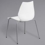 Flash Furniture RUT-288-WHITE-GG Hercules White Stack Chair with Lumbar Support Flash Furniture RUT-288-WHITE-GG Hercules White Stack Chair with Lumbar Support
