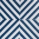 Lancaster Table & Seating Bistro Navy and White Chevron Weave Rattan Outdoor Side Chair Lancaster Table & Seating Bistro Navy and White Chevron Weave Rattan Outdoor Side Chair