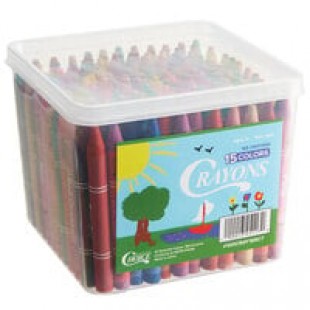 Choice 230-Count Bulk School Crayon Bucket