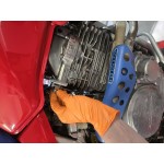 Lavex Pro Nitrile Heavy-Duty Powder-Free 8 Mil Thick Diamond-Textured Gloves - Large - 100/Box Lavex Pro Nitrile Heavy-Duty Powder-Free 8 Mil Thick Diamond-Textured Gloves - Large - 100/Box
