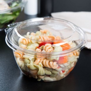 Dart SafeSeal 16 oz. Plastic Tamper-Resistant, Tamper-Evident Bowl with Dome Lid - 240/Case Dart SafeSeal 16 oz. Plastic Tamper-Resistant, Tamper-Evident Bowl with Dome Lid - 240/Case