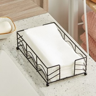 Lavex White Customizable Linen-Feel 1/4 Fold Guest Towel 8 Lavex White Customizable Linen-Feel 1/4 Fold Guest Towel 8
