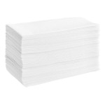 Lavex White Customizable Linen-Feel 1/4 Fold Guest Towel 8 Lavex White Customizable Linen-Feel 1/4 Fold Guest Towel 8