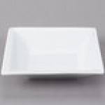 Libbey Slate 12 oz. Ultra Bright White Wide Rim Square Porcelain Grapefruit Bowl - Sample Libbey Slate 12 oz. Ultra Bright White Wide Rim Square Porcelain Grapefruit Bowl - Sample