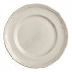 Acopa Condesa 28 oz. Warm Gray Scalloped Wide Rim Porcelain Pasta Bowl - Sample