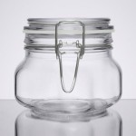 Libbey 17208836 17 oz. Garden Jar with Clamp Lid - 6/Case Libbey 17208836 17 oz. Garden Jar with Clamp Lid - 6/Case