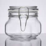 Libbey 17208836 17 oz. Garden Jar with Clamp Lid - 6/Case Libbey 17208836 17 oz. Garden Jar with Clamp Lid - 6/Case
