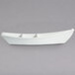 G.E.T. Enterprises BT320-MOD-WW Bugambilia 3.6 Qt. Smooth MOD Finish White Resin-Coated Aluminum Deep Boat with Dividers G.E.T. Enterprises BT320-MOD-WW Bugambilia 3.6 Qt. Smooth MOD Finish White Resin-Coated Aluminum Deep Boat with Dividers