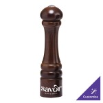 Chef Specialties 10155 Professional Series Customizable Imperial Walnut Finish Salt / Pepper Shaker - 10