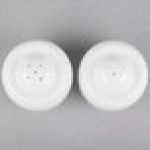 10 Strawberry Street TAV-30 Taverno White Porcelain Salt and Pepper Set - 18/Case
