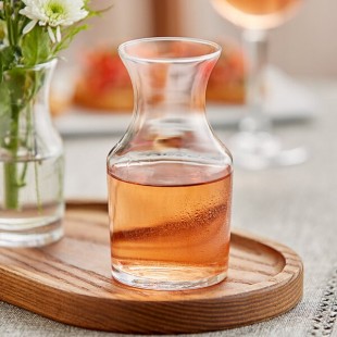 Libbey 719 8.5 oz. Customizable Glass Carafe - 36/Case Libbey 719 8.5 oz. Customizable Glass Carafe - 36/Case