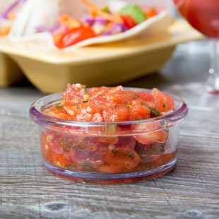 Carlisle 036207 Clear 2.5 oz. Plastic Ramekin - 48/Case Carlisle 036207 Clear 2.5 oz. Plastic Ramekin - 48/Case