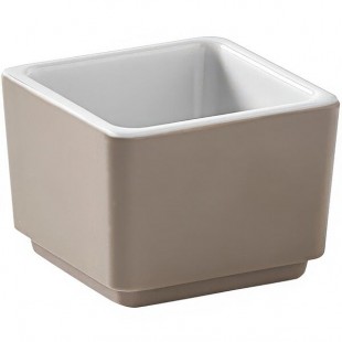 American Metalcraft Unity 2 oz. Square Melamine Mocha Sauce Cup - 12/Case American Metalcraft Unity 2 oz. Square Melamine Mocha Sauce Cup - 12/Case
