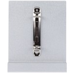 Menu Solutions MT2R-MIDA Alumitique Aluminum Menu Tent - Brushed Finish - 4