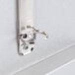 Menu Solutions MT2R-MIDA Alumitique Aluminum Menu Tent - Brushed Finish - 4