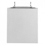 Menu Solutions MT2R-MIDA Alumitique Aluminum Menu Tent - Brushed Finish - 4