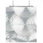 Menu Solutions MT2R-MIDA Alumitique Aluminum Menu Tent - Brushed Finish - 4