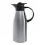 Service Ideas Stainless Touch 64.2 oz. Stainless Steel Insulated Coffee Carafe / Server with Black Lid KVP1900 Service Ideas Stainless Touch 64.2 oz. Stainless Steel Insulated Coffee Carafe / Server with Black Lid KVP1900