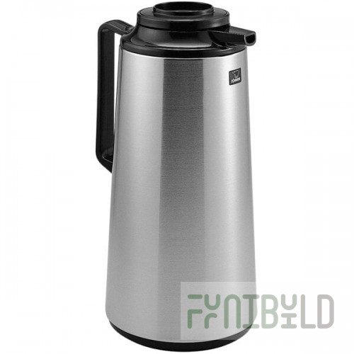 Zojirushi BHS-19SBD 63 oz. Glass-Lined Stainless Steel Decaf Carafe with Orange Brew-Thru Lid