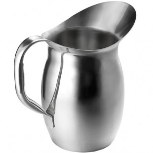 TableCraft 64 oz. Stainless Steel Bell Pitcher TableCraft 64 oz. Stainless Steel Bell Pitcher