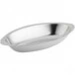 Vollrath 47422 12 oz. Mirror-Finished Stainless Steel Oval Au Gratin Dish